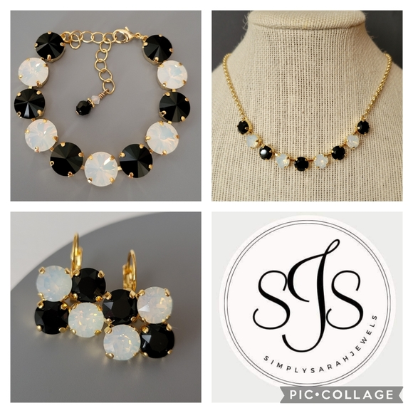 Austrian Crystal Necklace in Gold - Picture 4 of 4